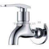 High Quality Brass Two Way Bibcock, Double Handle Bib Tap, Polish and Chrome Finish, M1/2" Wall Mounted thumbnail-3