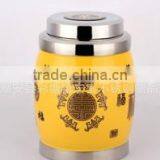 Mother Day Gift Ideas Empty Drum Metal Tin Can With Airtight Lid