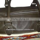 Handmade Moroccan Kilim Handbags Genuine Leather and Kilim New Style Ref444 thumbnail-3