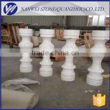 Pure White Marble Balcony Baluster Athena White Marle Slab Top Polished Marble