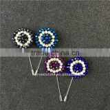 New Product Rhinestone Lapel Pins,Handmade Flower Brooch,Lapel Pin Flower