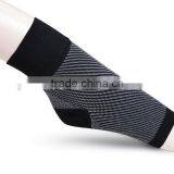 Knitting Elastic Ankle Support Sock With Real Heel