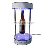 Custom Led Lights Magnetic Floating Levitating Beer Bottle Display Stand thumbnail-4