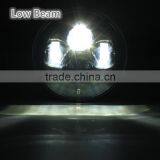 H4 40W 7Inch Round LED Headlight Hi-Lo Beam FIt 2007-2015 For J-eep For Wrangler JK TJ LJ Pure White DC12V-30V Waterproof thumbnail-6