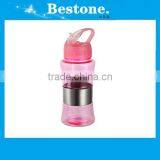 New Design Eco-Friendly Feature BPA Free Sport Plastic Drinking Water Bottle With Straw thumbnail-1