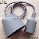 UL E26 Socket Silicone Suspension Lighting, Simple Ceiling Lamp thumbnail-1