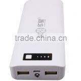 2 USB Output Charging Power Bank 15000mah, Recharger Mobile Phone Charger thumbnail-1