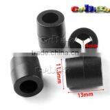 5/32"(4mm) Cylinder Soft Slider Cord Ends For Reband Paracord Sportswear Garment Backpack Accessories #FLS147 thumbnail-1