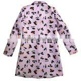 China Latest New Fashion Designs Cheap Prices Long Pink Ladies Coat for Women thumbnail-2