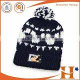 Fashion Winter Heavy Knitted Beanie Hat for Girls Whole Sale Price thumbnail-3
