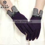 ZF5663 Hot Sale New Style Colorful Touchscreen Wool Gloves thumbnail-1