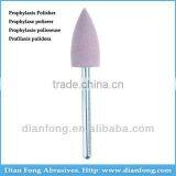 Cf103M Pink FG Shank High Speed Bullet Silicone Rubber Prophylaxis Polisher For Polishing Ceramic Polish Dishes