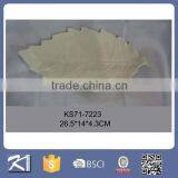 Colorful Home Decorative Items Ceramic Leaf Plate thumbnail-1
