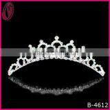 Wholesale Metal Alloy Royal Cheap Hair Ring Comb Crowns And Tiaras thumbnail-1