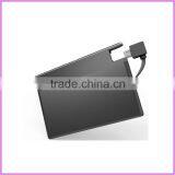 2016 Wholesale Super Slim Ultra-thin Credit Card Size Portable Battery Power Bank Charger For Samsung Micro Quality Choice thumbnail-1