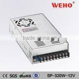 320w High Efficiency 240v ac 12v dc Power Switch Supply With PFC Function