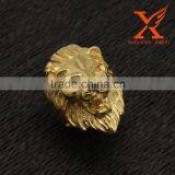 In Stock Cool Design Lion Head Hip Hop Rings Animal Head Fashion Finger Gold Rings With the Lion thumbnail-5