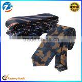 Custom Fashion Style Polyester Silk Necktie For Men's Wholesale