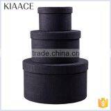 Black Round Accept Custom Size Cheap Paper Gift Box thumbnail-1