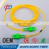 Single Mode Duplex SC/APC-AC/APC Fiber Optic Cable Connector
