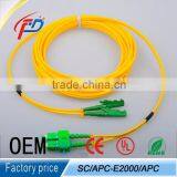 Duplex E2000/APC-SC/APC Fiber Optic Cable Patch Cord
