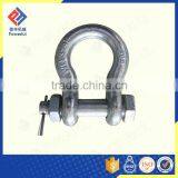 ZINC PLATED U.S. TYPE DROP FORGED BOLT TYPE ANCHOR SHACKLE thumbnail-1