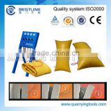 polymer push bag for marble quarry