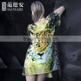 Balneaire Queen Summer 2016 Sexy Leopard Ptint T-shirt Design Beach Cover Ups thumbnail-5