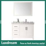 48" White Elegant Bath Furniture With High Gloss Painting for USA
