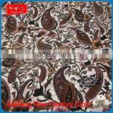China manufacturer wholesale cheap nut design woven 100% printed viscose fabric