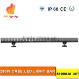 40inch Single Row Crees Led Light Bar 260W Curved Led Light Bar off Road 4x4