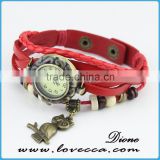 Cheap price China dione wholesale red ladies fancy wrist watches