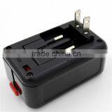 Worldwide Travel Adapter Two USB Ports Universal World Wide All-in-one Safety Travel Charger Wall Charger Adapter Plug thumbnail-5