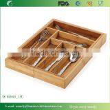 BH003 Bellemain Bamboo Organizer | Expandable Cutlery Drawer Organizer thumbnail-2