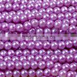 Wholesale Connecting 6mm Immitation Pearl ABS Plastic Round Plastic Beads Chain for Clothing and Christmas Decoration thumbnail-4
