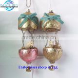 Hanging easter sheep in egg ornament for Easter decoration supplier