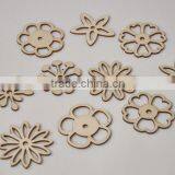 Wood Veneer Shapes, Wooden Flower thumbnail-1