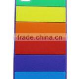 Colorful Bilayer Silicone Rainbow Case for IPhone 5 thumbnail-1
