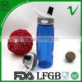 BPA Free Cylinder Clear Empty Water PCTG 750ml Drink Bottle With Straw thumbnail-1
