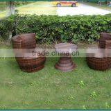 Hot Selling Manufactory Combination PE Rattan Garden Furniture Set in Garden thumbnail-5