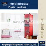 AL0017-4 4 Doors Plastic Cheap Laminate Desighs Wardrobe