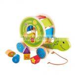 Custom Made Your Own Design Hape Shape Sorter Turtle Pull Along Functional Toys/OEM Made Function Educational Toys Factory Price thumbnail-2