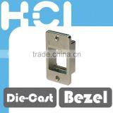 USB HDMI Coupler and RJ45 Keystone Jack Die-Cast Screw Wall Mount Bezel
