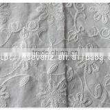 High Class Cotton White Voile Lace Fabric Embroidery for Dress/Curtain thumbnail-5
