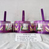 Easter/Spring Bamboo Basket With Animal Logo thumbnail-1