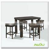 Audu Four Seater Table/Outdoor Four Stools Seaters Table thumbnail-1
