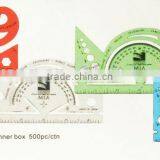 Plastic Multifunctional Drawing Ruler / Promotional Student Painting Ruler thumbnail-1