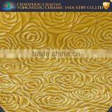 Manufacturer Yellow Round Decorative Flower Ceramic Fruit Plate thumbnail-3