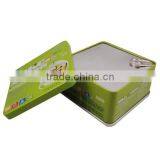 Reputational Metal Easy Open Square Food Tin Box thumbnail-1