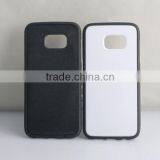 Matte TPU+PC Bottom Creative Blank Phone Case for Samsung s7 Edge thumbnail-1